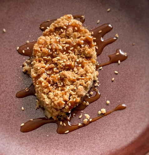 Crumble poires et cannelle